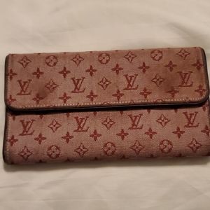 Louis Vuitton cherry red wallet